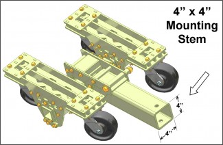 4" x 4" Mounting Stem