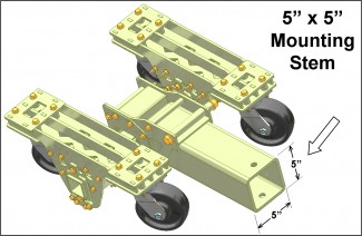 5" x 5" Mounting Stem